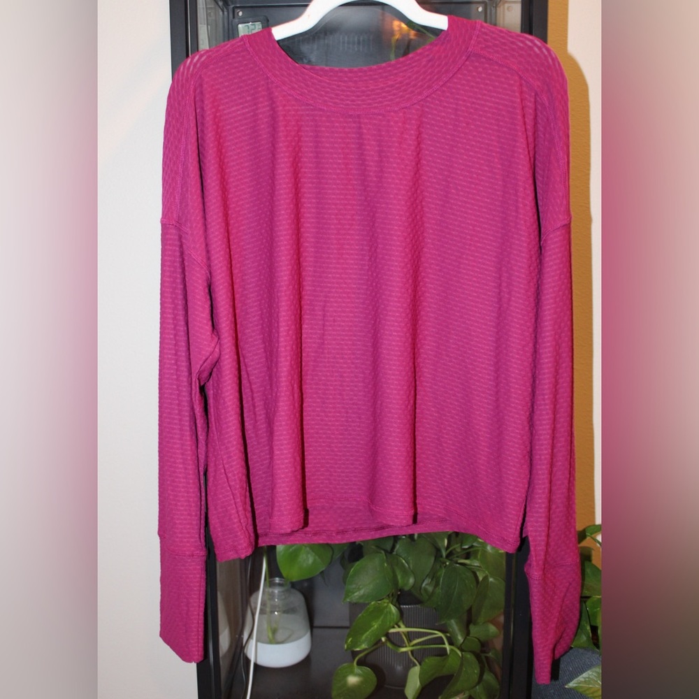 Calia Diamond Mesh Long Sleeve Top XL